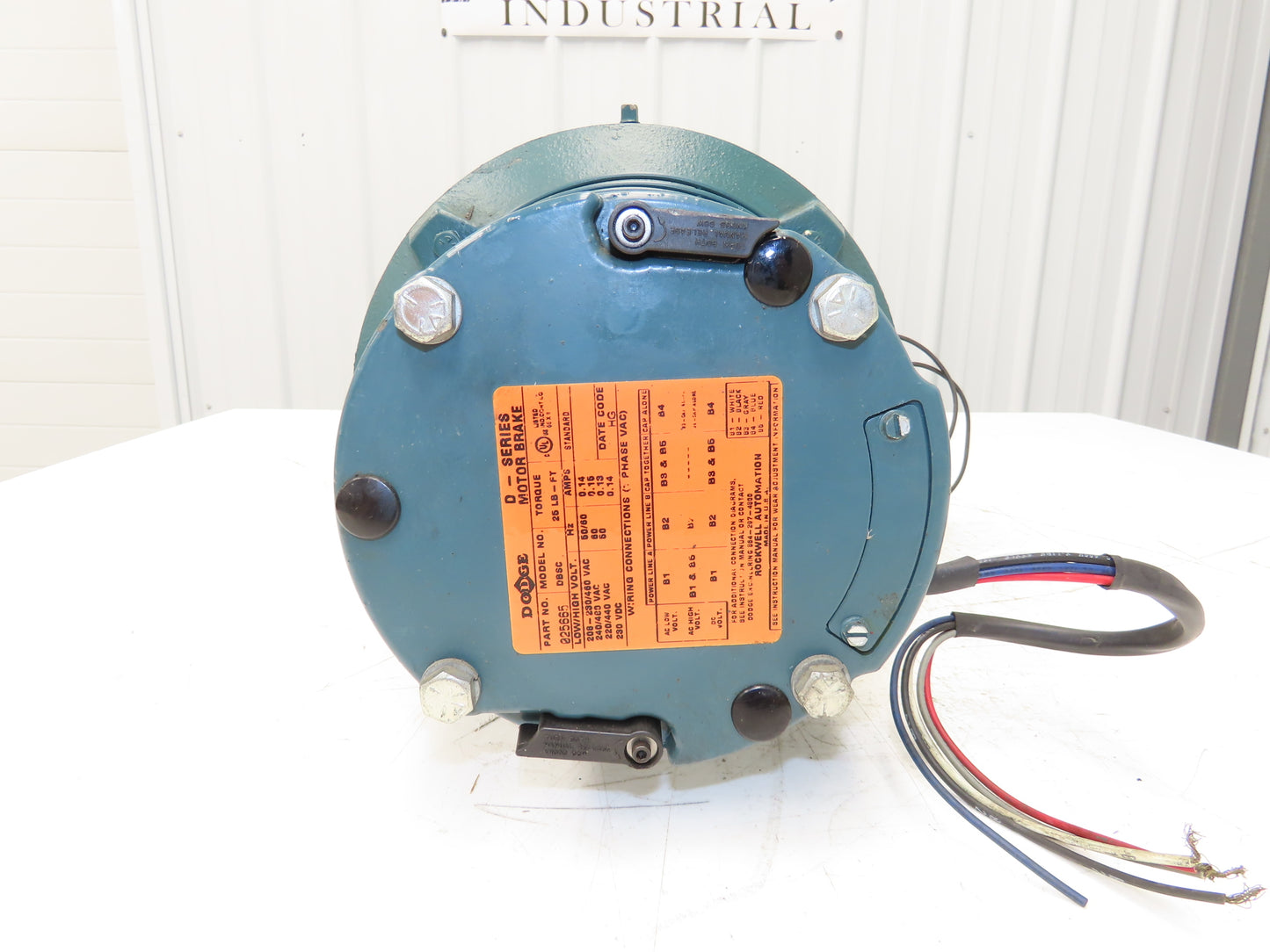 Reliance Electric P18G3941B Dodge DBSC Brake Motor 5Hp 1745rpm 460V 3PH 184TC