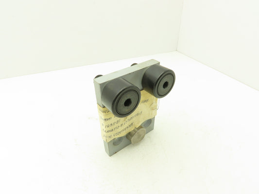 Dematic 20042-000 Load Wheel Assembly Bottom Vertical Guide CF2SB 2" Rollers