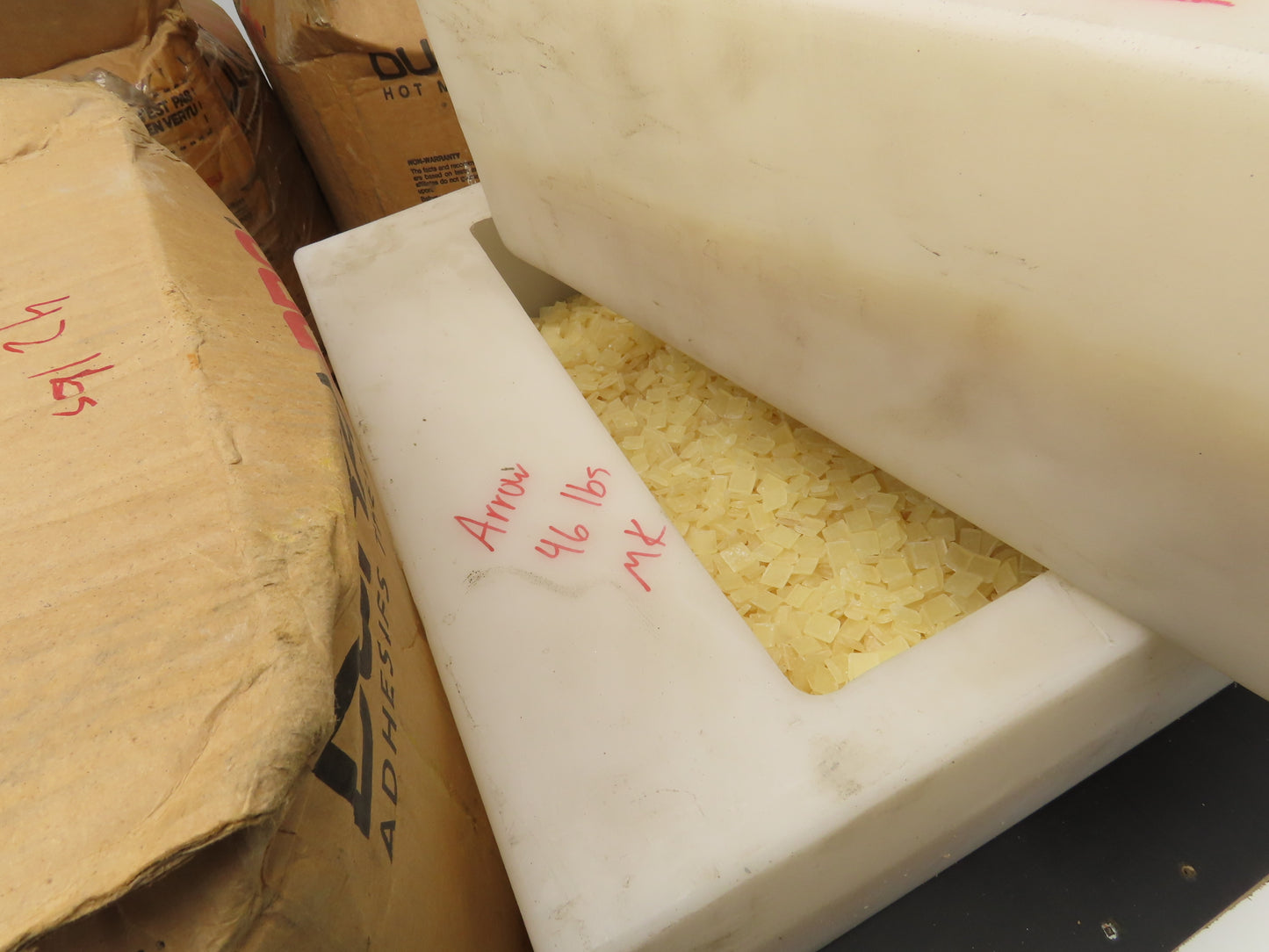 IFS Dura Pro M-235 Hot Melt Glue Chips/Slats Pellets  Bulk Lot 230 Lbs