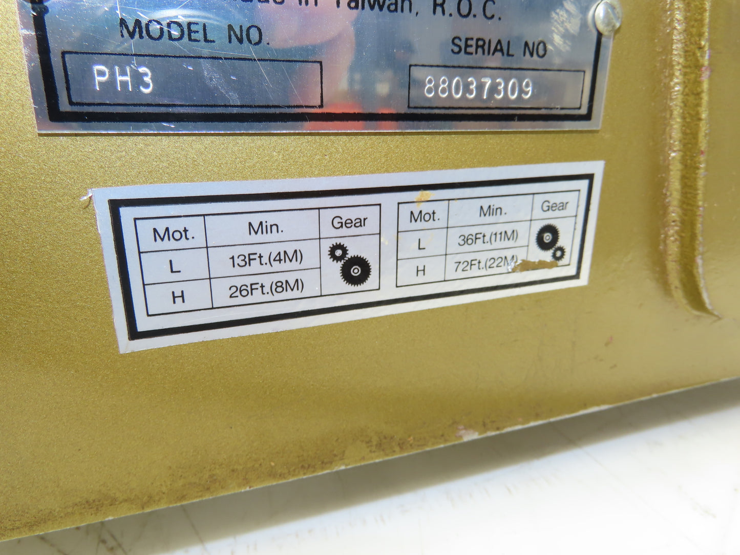 Powermatic PH3 Table Saw Power Feed Roll Feeder 1Hp 230V 3PH 3-Roller 4-Speed