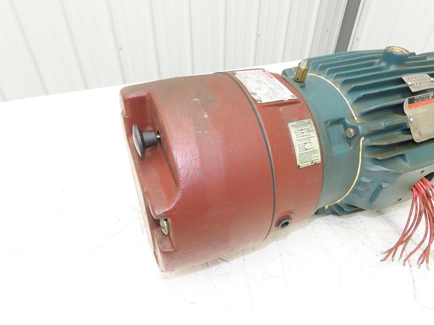 Reliance Electric 3YR115316A1 XT Stearns Brake Motor 3Hp 1570rpm 460V 3PH 180TY