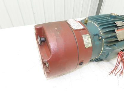 Reliance Electric 3YR115316A1 XT Stearns Brake Motor 3Hp 1570rpm 460V 3PH 180TY