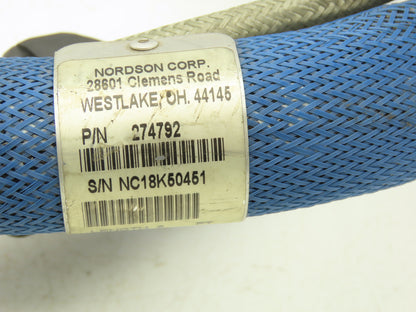 Nordson 274792 Hot Melt Adhesive Glue Dispenser Hose 6' Length 1500psi 240V