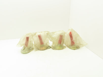 Carr Lane CL-16-SLF Stud Leveling Foot Zink Plated 4" Pad 1" Stud Lot of 4