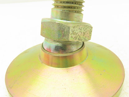 Carr Lane CL-16-SLF Stud Leveling Foot Zink Plated 4" Pad 1" Stud Lot of 4