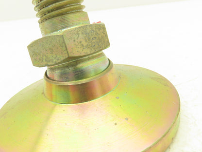 Carr Lane CL-16-SLF Stud Leveling Foot Zink Plated 4" Pad 1" Stud Lot of 4