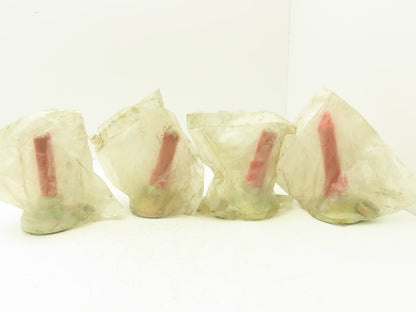 Carr Lane CL-16-SLF Stud Leveling Foot Zink Plated 4" Pad 1" Stud Lot of 4