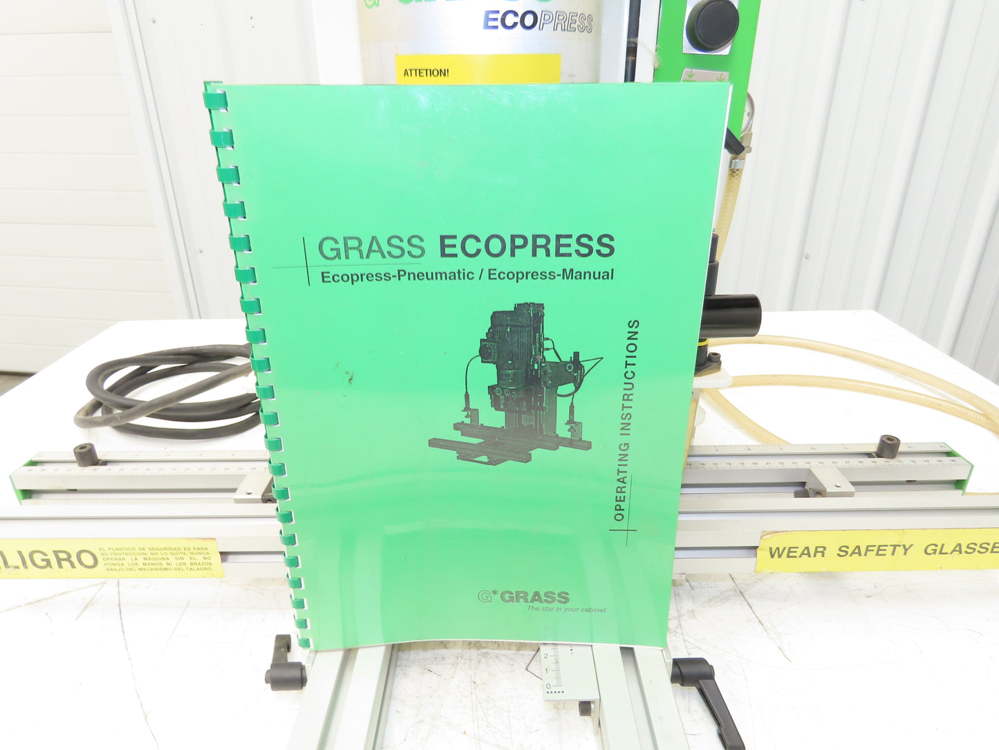 Grass ECO Press P Hinge Boring Machine 220V 1Ph 1.5 HP Pneumatic Insertion