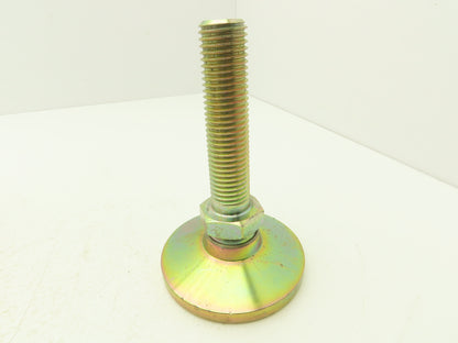 Carr Lane CL-16-SLF Stud Leveling Foot Zink Plated 4" Pad 1" Stud Lot of 4 Read