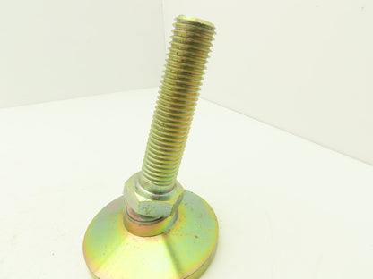 Carr Lane CL-16-SLF Stud Leveling Foot Zink Plated 4" Pad 1" Stud Lot of 4 Read