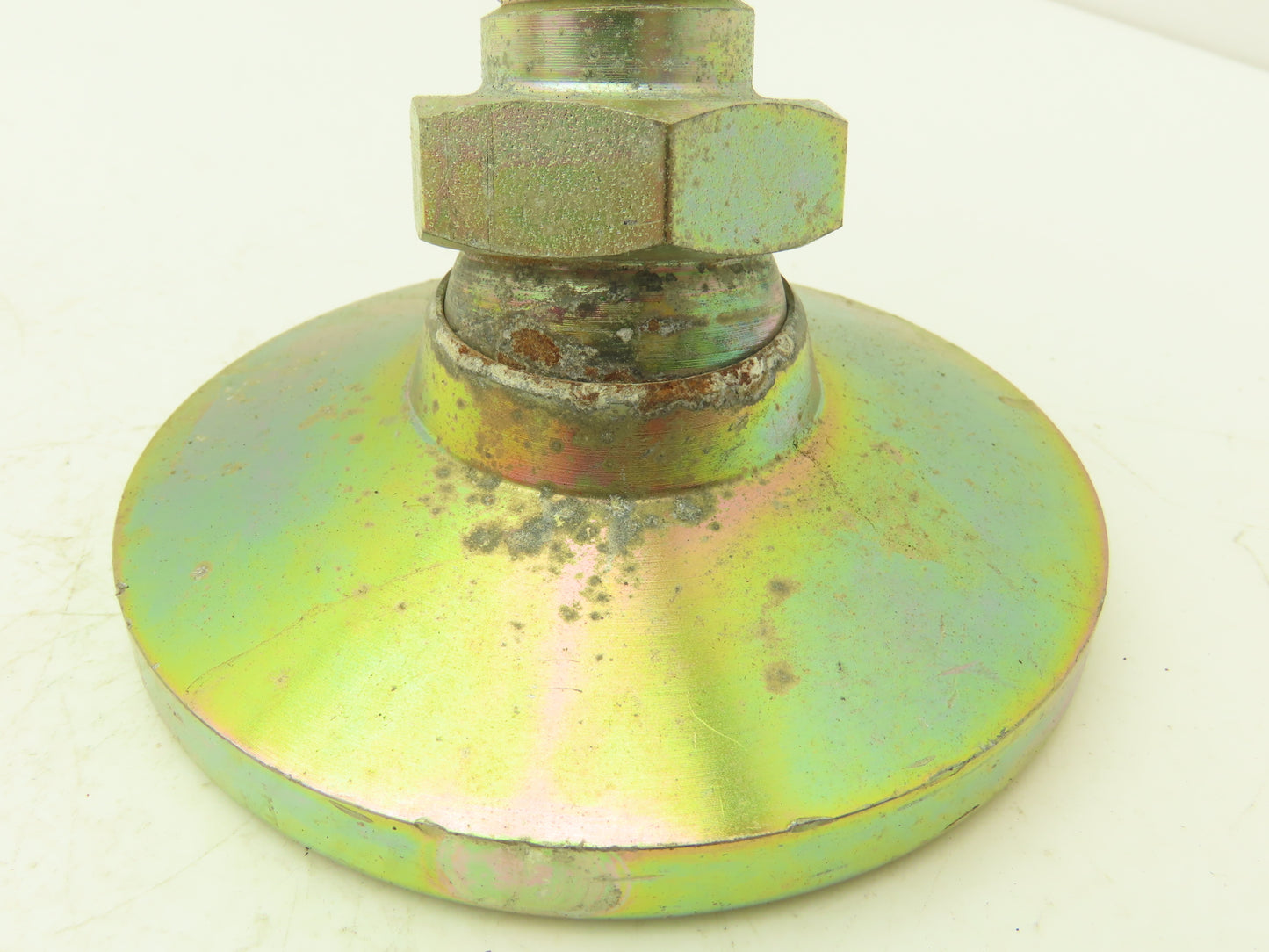 Carr Lane CL-16-SLF Stud Leveling Foot Zink Plated 4" Pad 1" Stud Lot of 4 Read