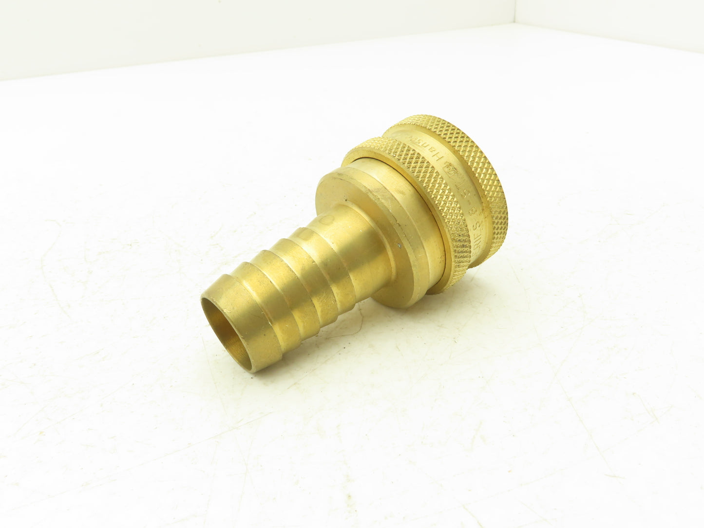 Hansen 8-ST Quick Disconnect Coupling ST Series 1" Hose 1" Body NBR Seal Brass
