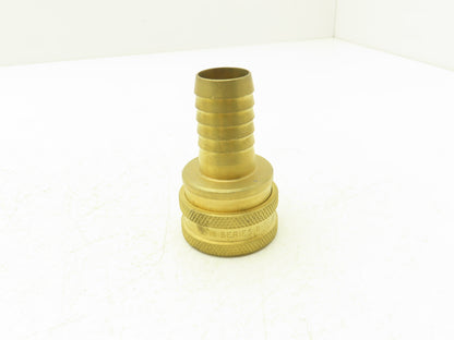 Hansen 8-ST Quick Disconnect Coupling ST Series 1" Hose 1" Body NBR Seal Brass