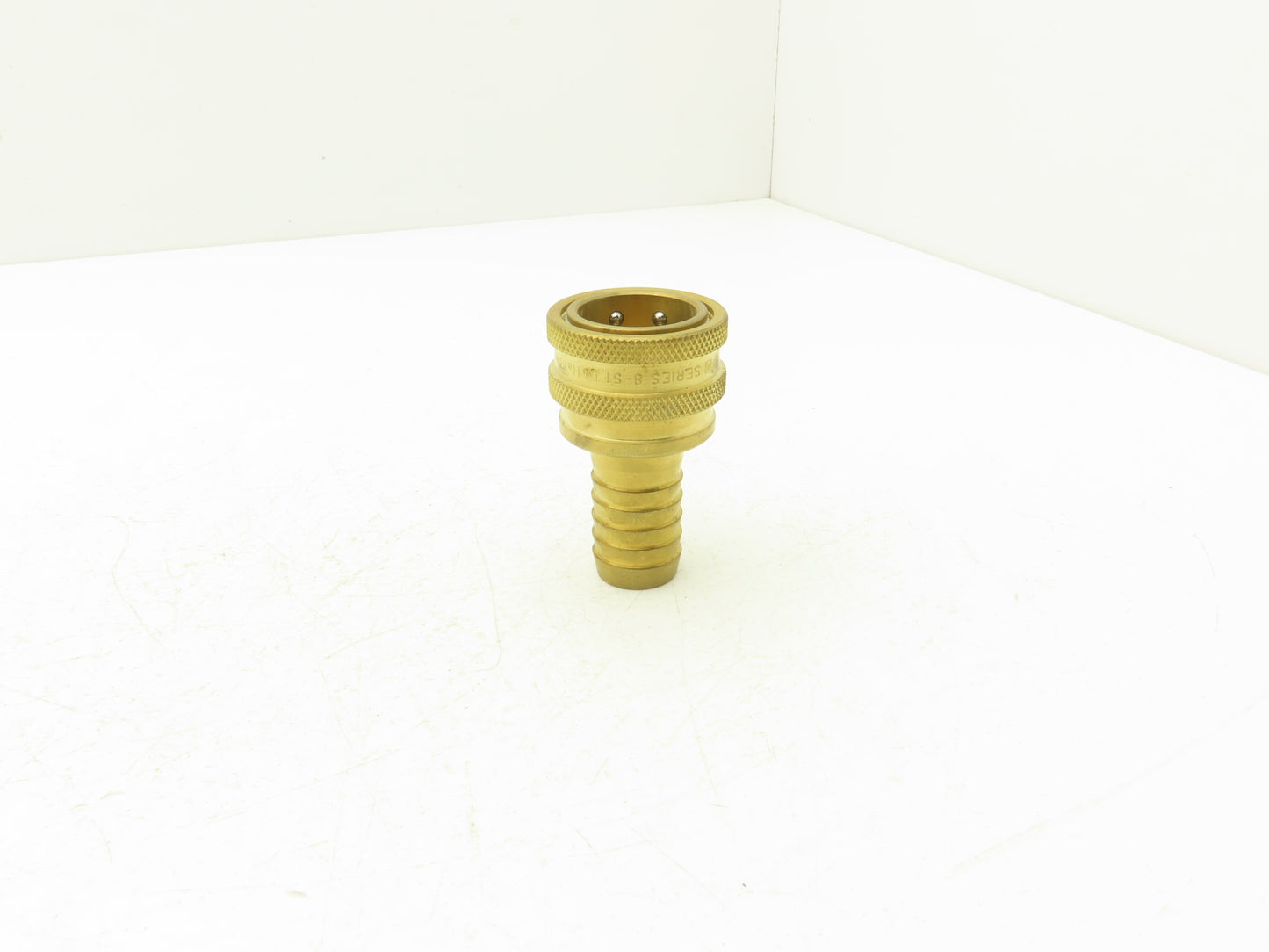 Hansen 8-ST Quick Disconnect Coupling ST Series 1" Hose 1" Body NBR Seal Brass