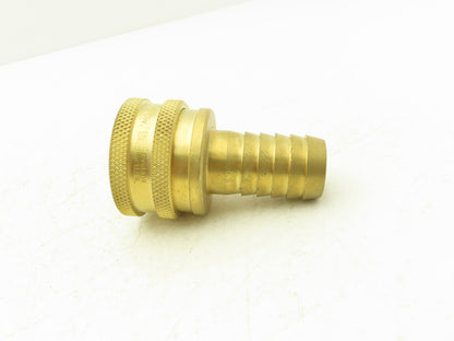 Hansen 8-ST Quick Disconnect Coupling ST Series 1" Hose 1" Body NBR Seal Brass