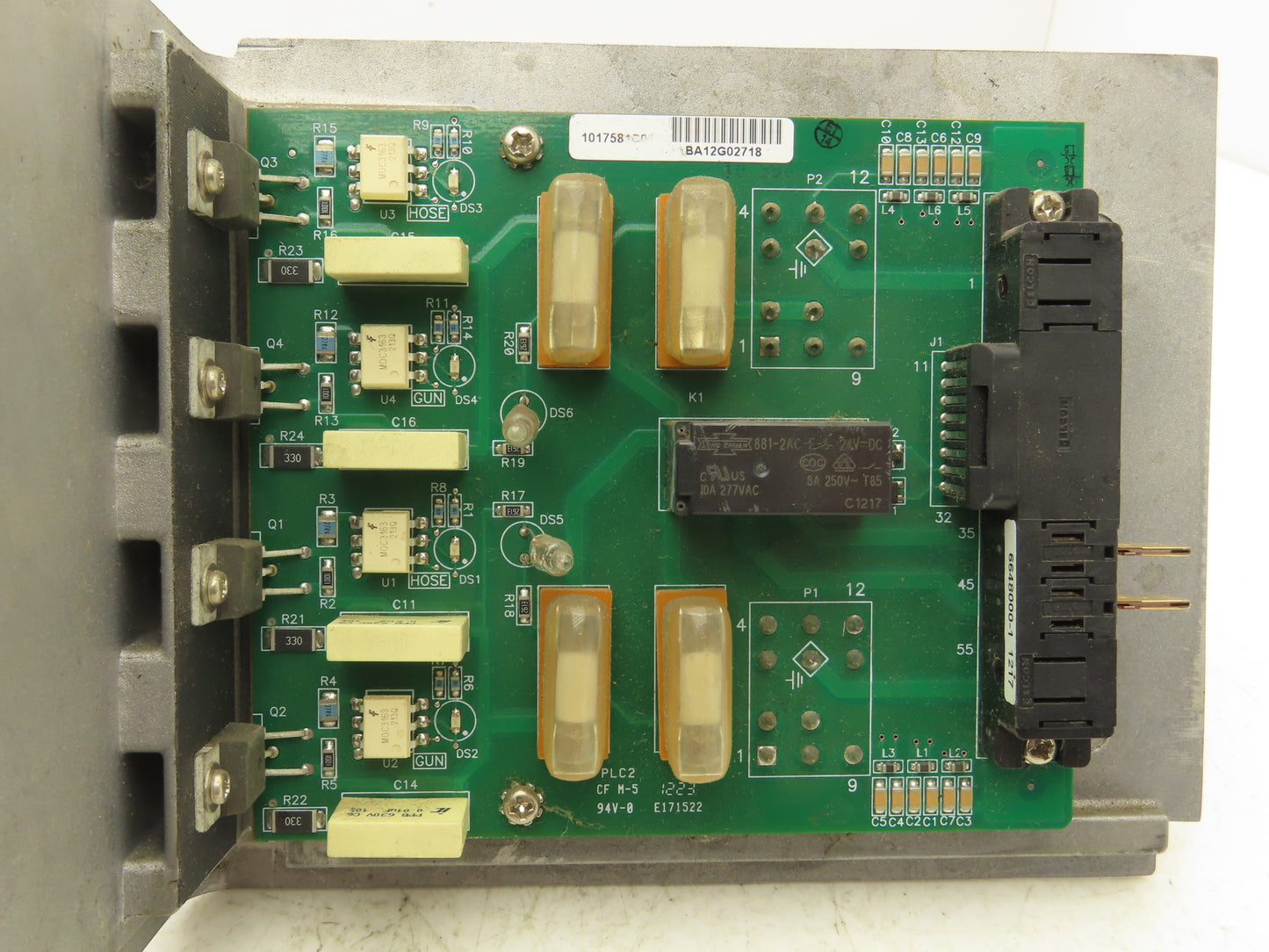 Nordson 1017581C02 Pro Blue Hot Melt Glue Machine Control Module Heat Sink