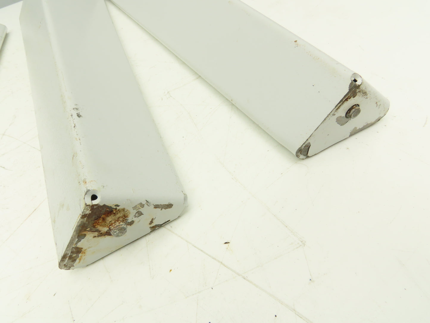 Omga Machine Base Table Legs 26-1/2" Long White Radial Arm Saw Set of 4