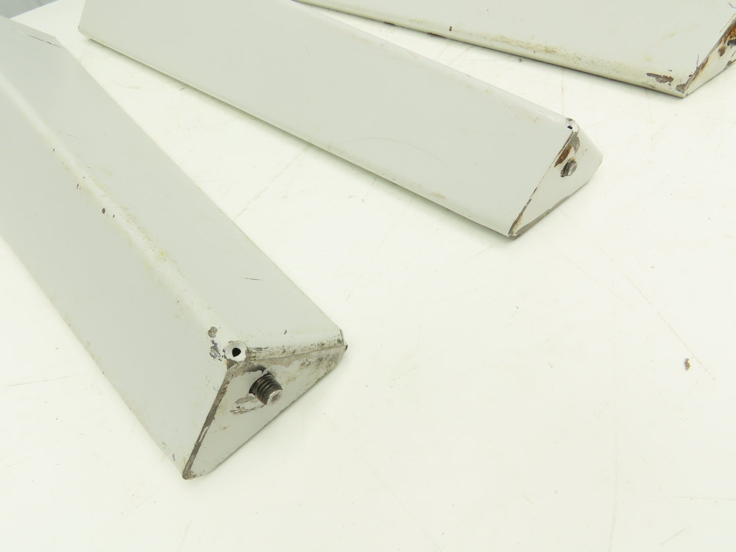 Omga Machine Base Table Legs 26-1/2" Long White Radial Arm Saw Set of 4