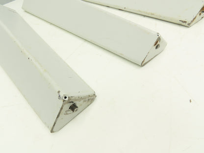 Omga Machine Base Table Legs 26-1/2" Long White Radial Arm Saw Set of 4