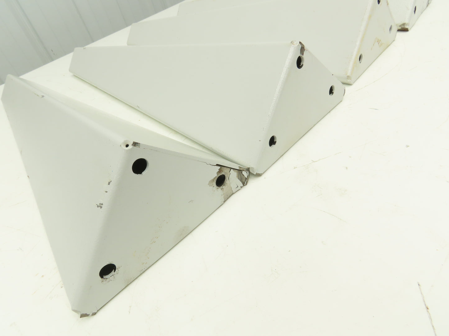 Omga Machine Base Table Legs 26-1/2" Long White Radial Arm Saw Set of 4