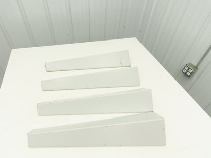 Omga Machine Base Table Legs 26-1/2" Long White Radial Arm Saw Set of 4