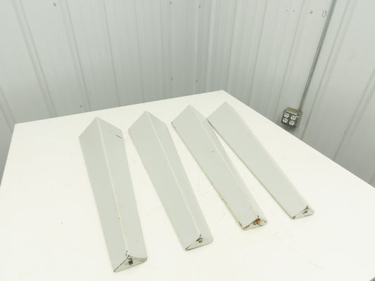 Omga Machine Base Table Legs 26-1/2" Long White Radial Arm Saw Set of 4