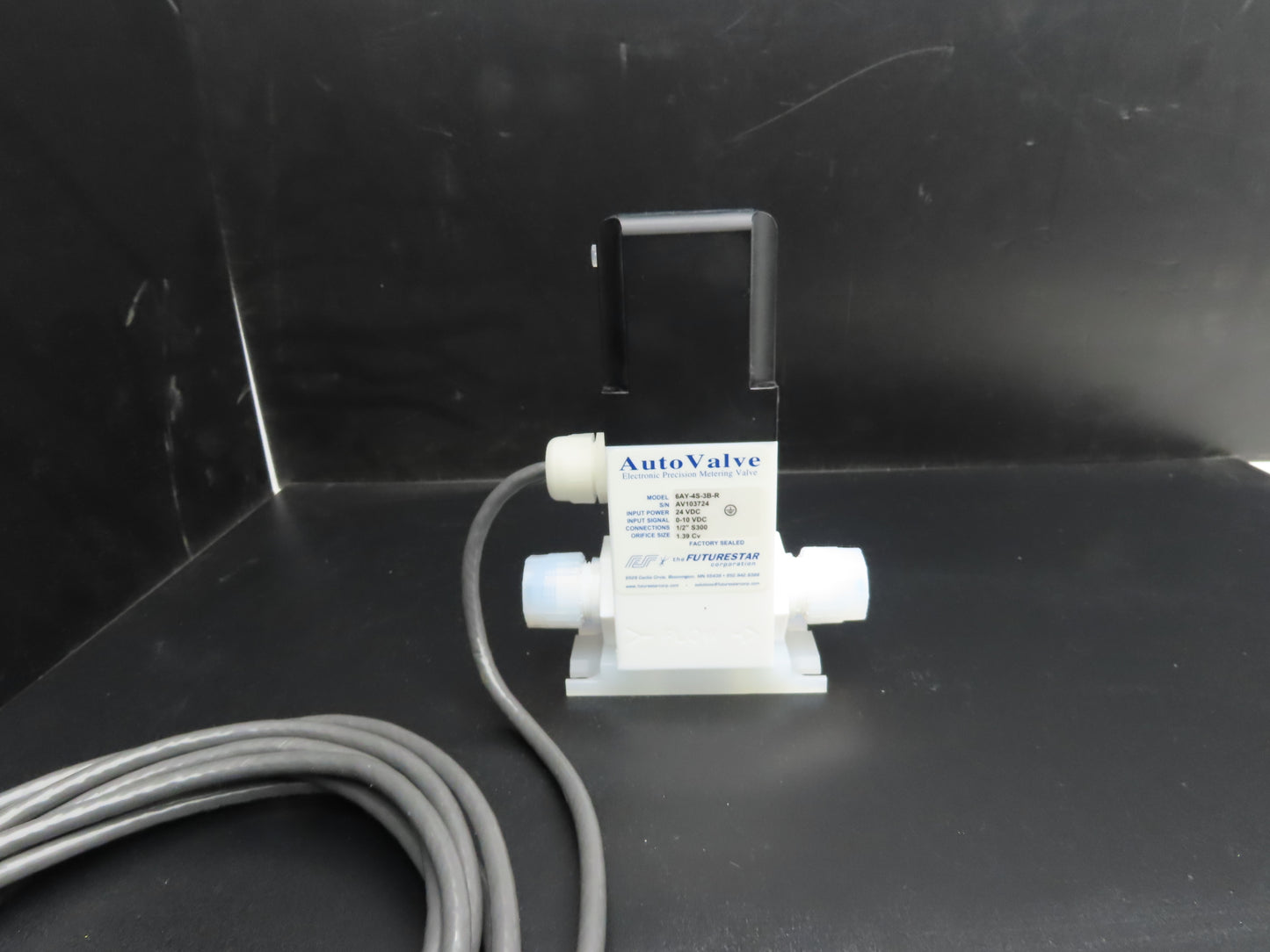 Futurestar 6AY-4S-3B-R Auto Valve 1/2" Tube 24VDC Input Power 0-10V Input Signal
