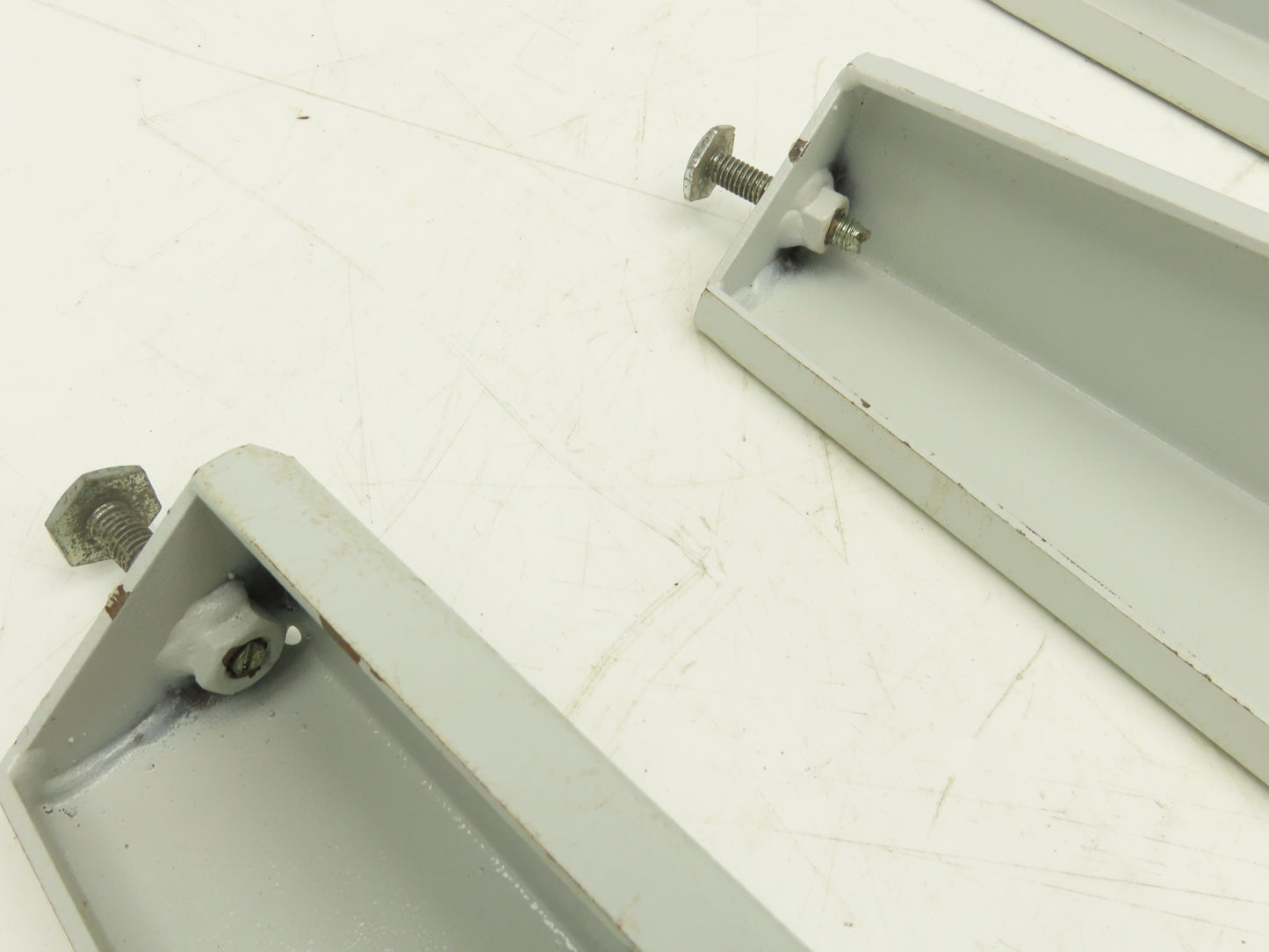 Omga Machine Base Table Legs 26-1/2" Long White Radial Arm Saw Set of 4