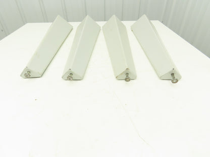 Omga Machine Base Table Legs 26-1/2" Long White Radial Arm Saw Set of 4