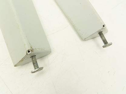 Omga Machine Base Table Legs 26-1/2" Long White Radial Arm Saw Set of 4