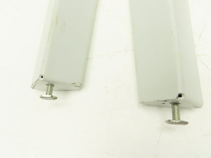 Omga Machine Base Table Legs 26-1/2" Long White Radial Arm Saw Set of 4