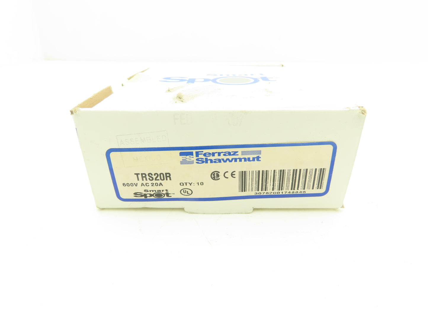 Ferraz Shawmut TRS20R Dual Element Time Delay Fuse 20A 600VAC 300VDC Lot of 10