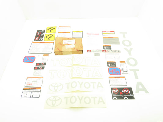 Toyota 04098-U5713-71 Electric Forklift B500 Decal Kit 48V W/Warning Tags