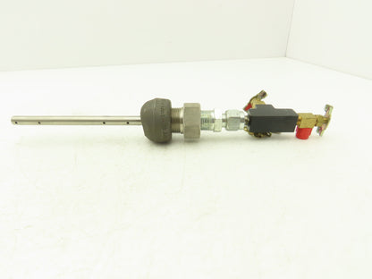 Taco Sentinel 7029-5  5" Tube Flow Meter Station 3/4"x1/2"NPT 12.5"OAL