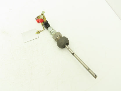 Taco Sentinel 7029-5  5" Tube Flow Meter Station 3/4"x1/2"NPT 12.5"OAL