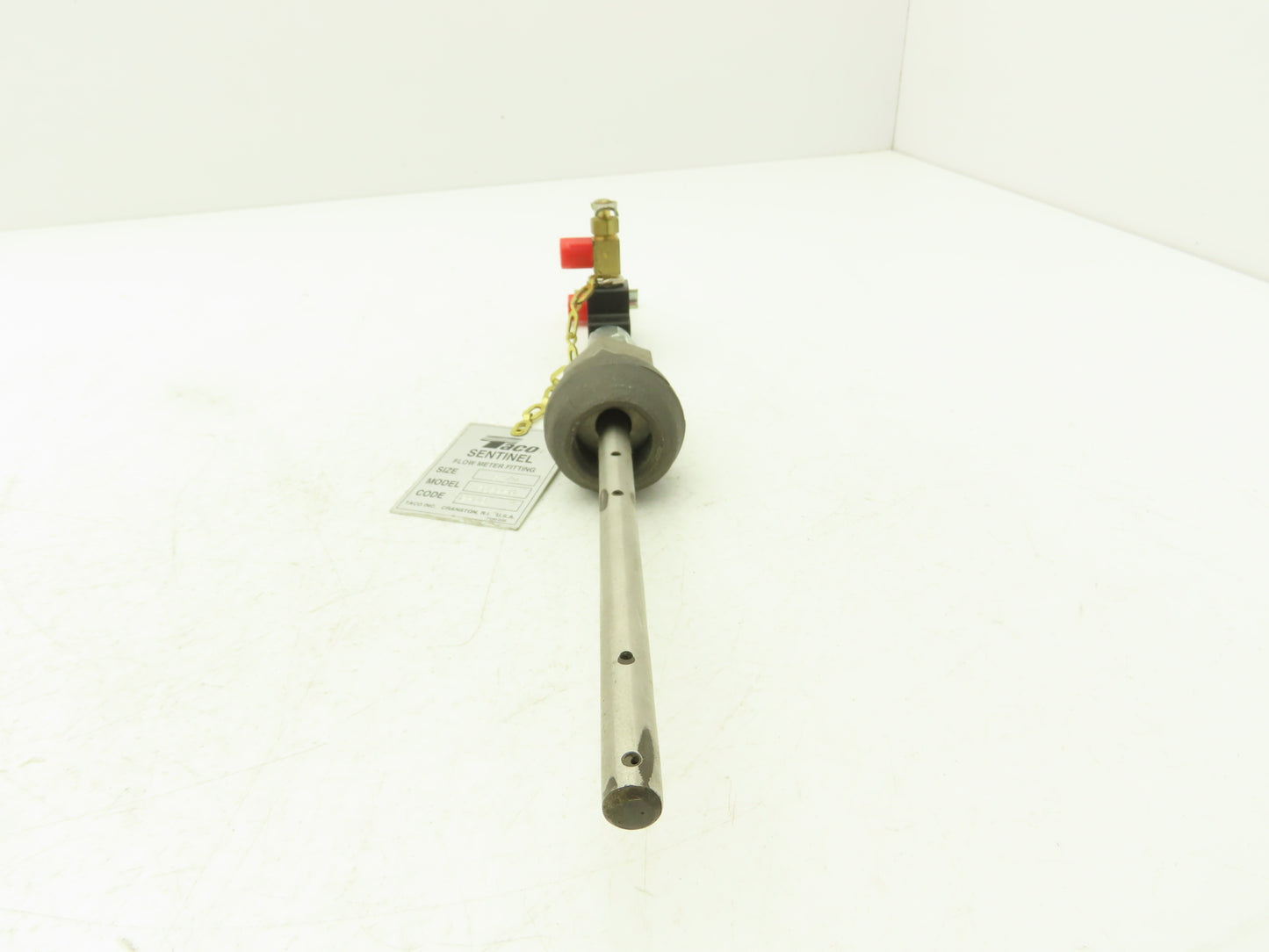 Taco Sentinel 7029-5  5" Tube Flow Meter Station 3/4"x1/2"NPT 12.5"OAL
