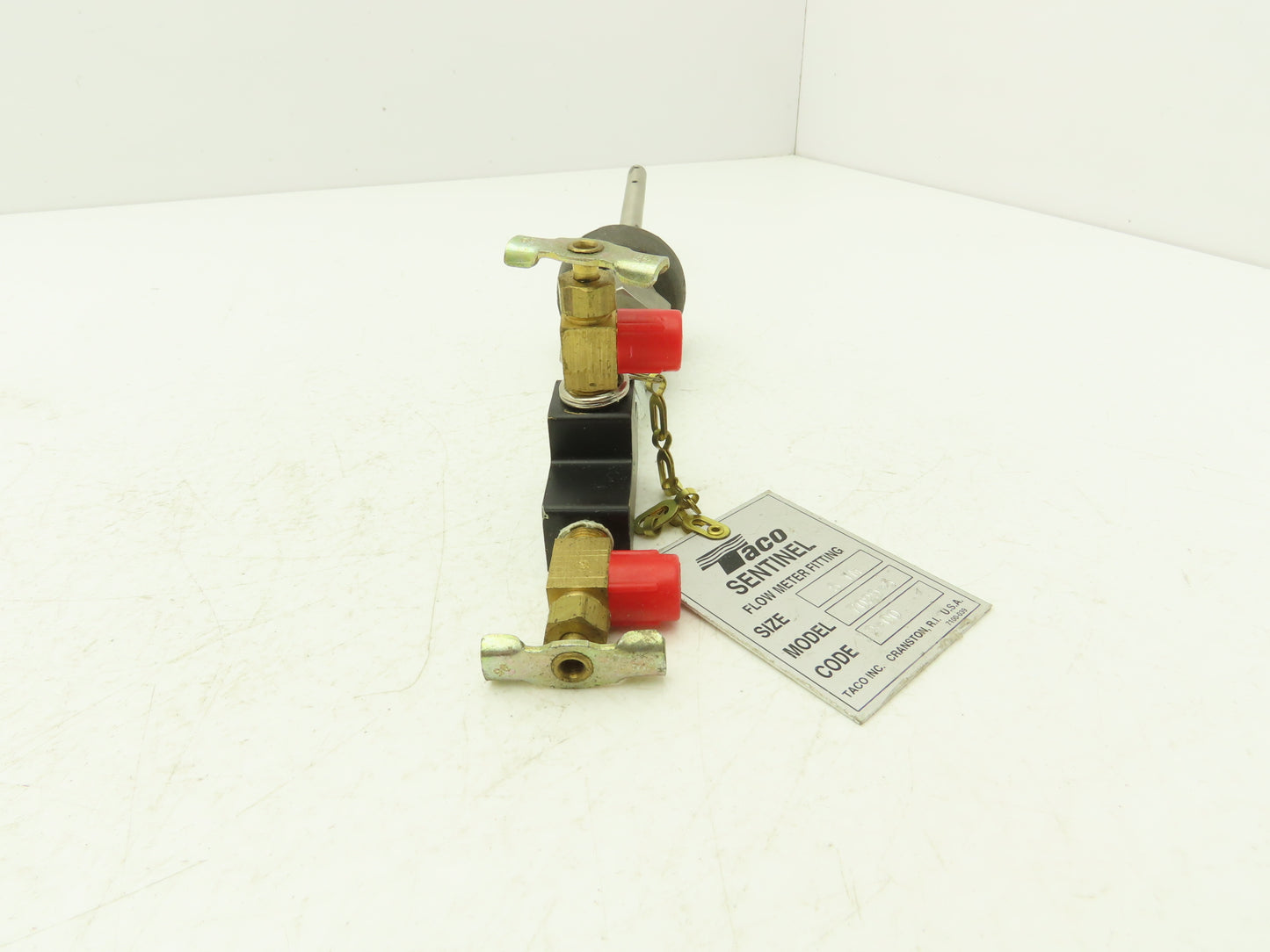 Taco Sentinel 7029-5  5" Tube Flow Meter Station 3/4"x1/2"NPT 12.5"OAL