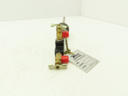 Taco Sentinel 7029-5  5" Tube Flow Meter Station 3/4"x1/2"NPT 12.5"OAL