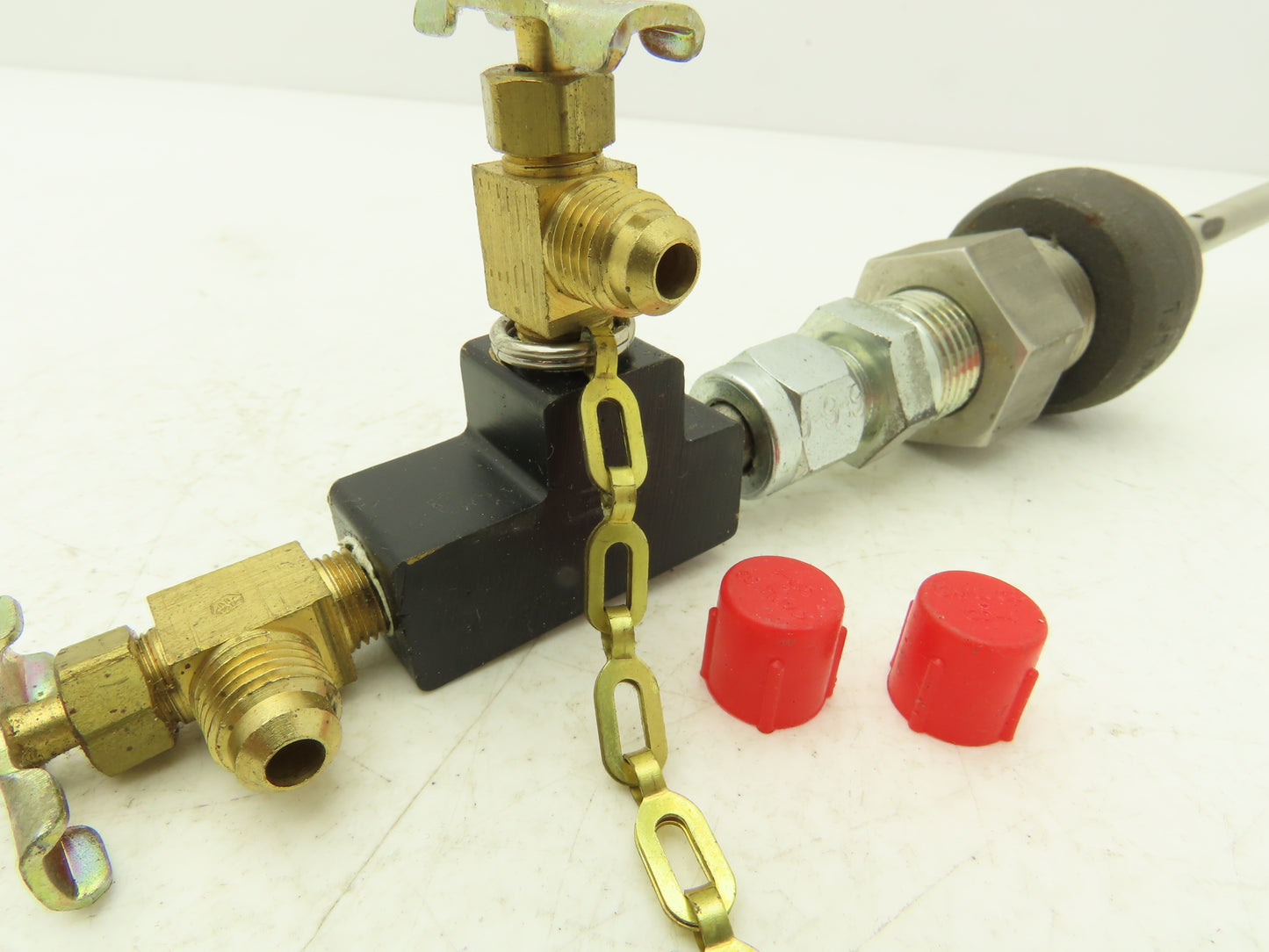 Taco Sentinel 7029-5  5" Tube Flow Meter Station 3/4"x1/2"NPT 12.5"OAL