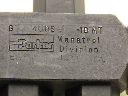 Parker GT400SV-10MT Hydraulic Guage Isolator Valve Block 1/4"NPT