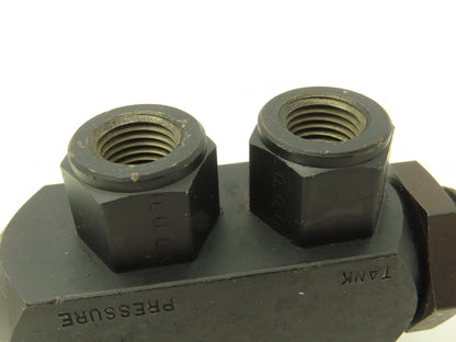 Parker GT400SV-10MT Hydraulic Guage Isolator Valve Block 1/4"NPT