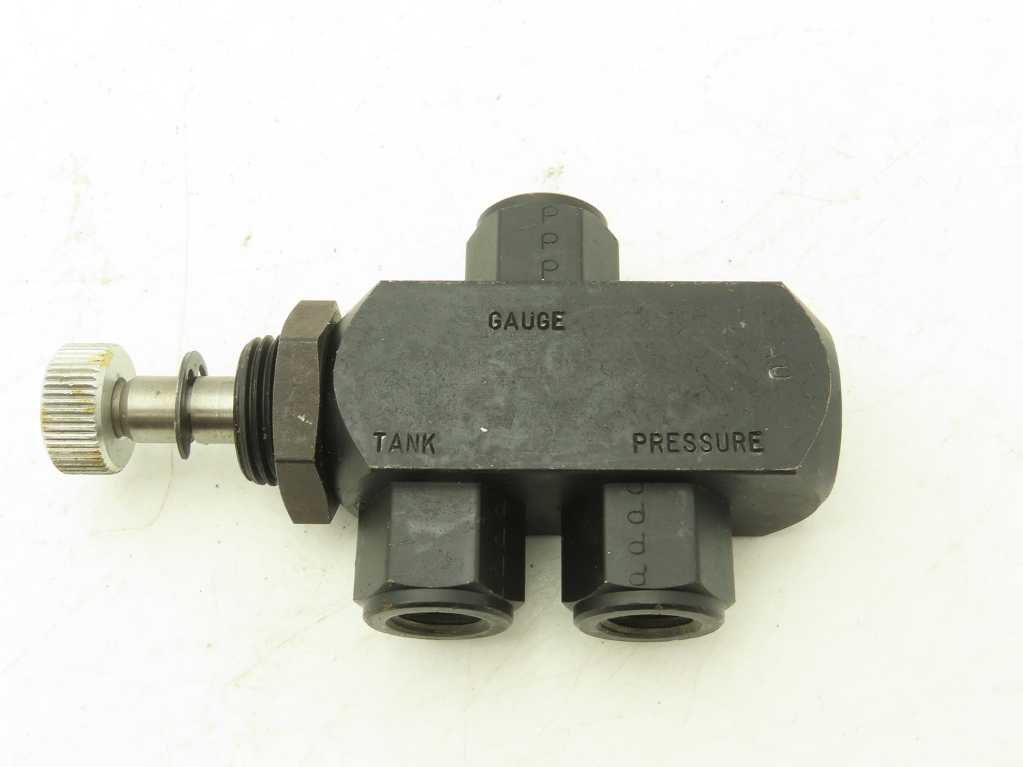 Parker GT400SV-10MT Hydraulic Guage Isolator Valve Block 1/4"NPT