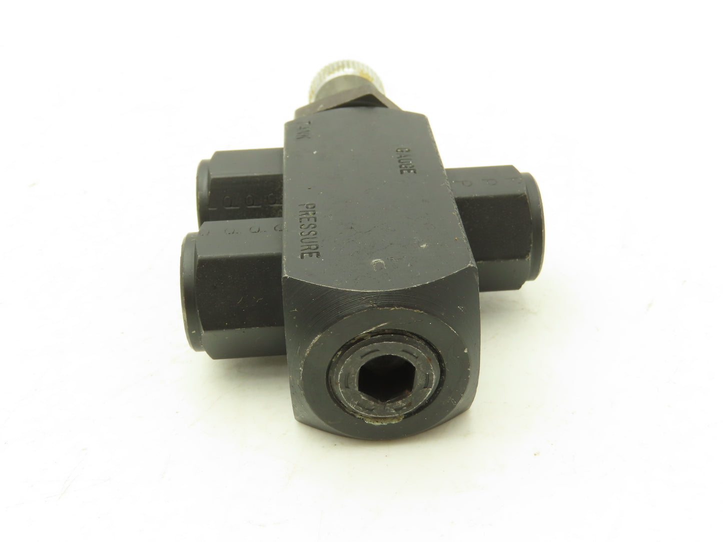 Parker GT400SV-10MT Hydraulic Guage Isolator Valve Block 1/4"NPT