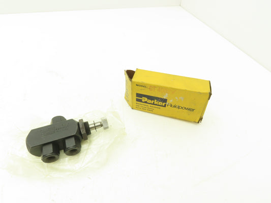Parker GT400SV-10MT Hydraulic Guage Isolator Valve Block 1/4"NPT