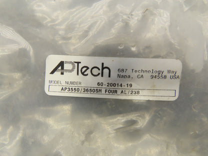 APTech AP3550/3650SM Four AL/238 Pneumatic Diaphragm Valve Assembly Round Knob