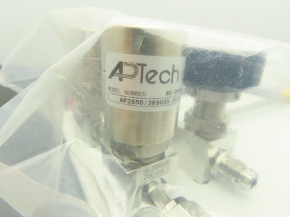 APTech AP3550/3650SM Four AL/238 Pneumatic Diaphragm Valve Assembly Round Knob