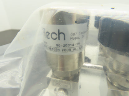 APTech AP3550/3650SM Four AL/238 Pneumatic Diaphragm Valve Assembly Round Knob