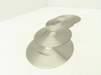 Metso RAUZ445349 D1 Blades Right Handed Beveled One Side 6-1/4" OD Lot of 4