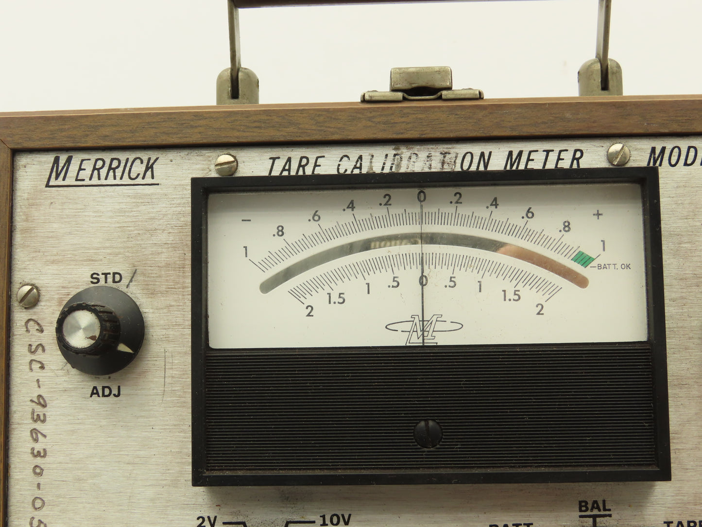 Merrick TCM-1 Tare Calibration Meter 1-20V No Test Leads