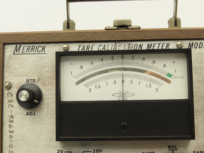 Merrick TCM-1 Tare Calibration Meter 1-20V No Test Leads